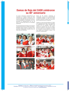 Damas de Rojo del CASR celebraron su 48° aniversario