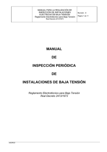 manual de inspección periódica de instalaciones de baja tensión