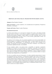 propuesta de tema para el trabajo de fin de grado (6 ects)