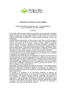 ordenanza reguladora - Diputación de Segovia