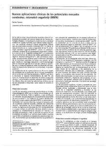 Nuevas aplicaciones clínicas de los potenciales evocados