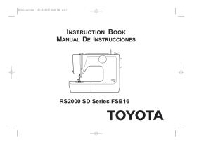 Manual usuario Toyota FSB16