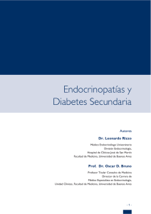 Endocrinopatías y Diabetes Secundaria