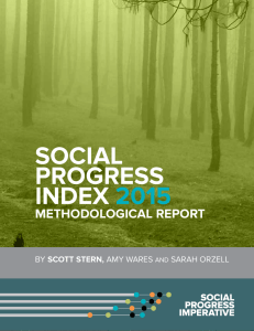 social progress index 2015 methodological report