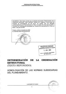 ordenación estructural