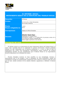 el informe social - Colegio Oficial de Trabajadores Sociales de Madrid
