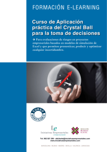 Aplicación Práctica del Crystal Ball para la toma de decisiones
