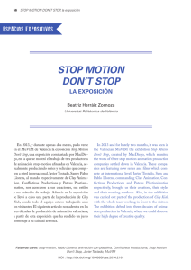 stop motion don`t stop - RiuNet repositorio UPV