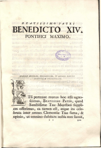 BENEDICTO XIV.
