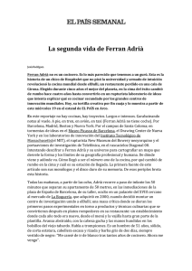 La segunda vida de Ferran Adrià