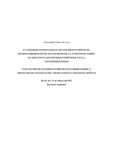 Universidad Católica de Cuyo II CONGRESO INTERNACIONAL DE