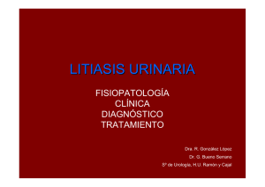 Aspecto clínico, diagnóstico y terapia de la litiasis urinaria