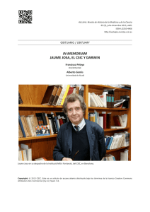 In Memoriam: Jaume Jose, el CSIC y Darwin
