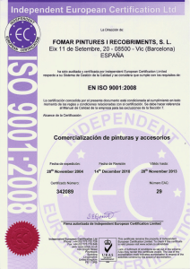 Independent European Certification