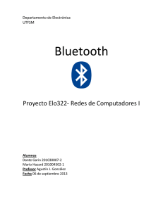 Bluetooth - Departamento de Electrónica