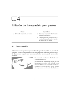 Método de integración por partes - Matesup