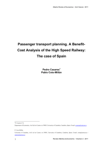 Passenger transport planning. A Benefit