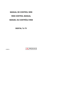 manual de control web