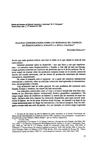 Algunas consideraciones sobre los problemas del comercio en