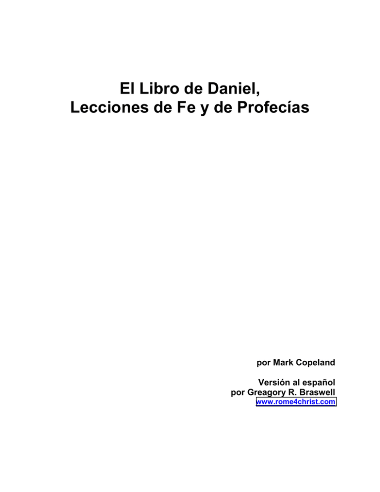 El Libro De Daniel - Executable Outlines