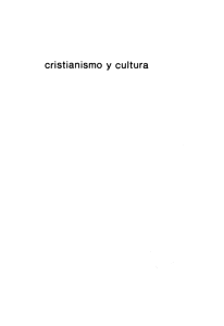 Cristianismo y cultura