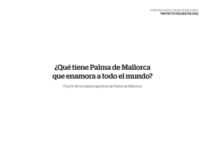 Proyecto Palma de Mallorca - Turisme