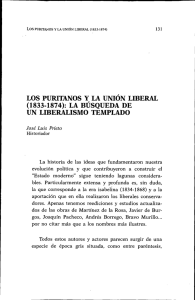 LOS PURITANOS LA UNIÓN LIBERAL (1833
