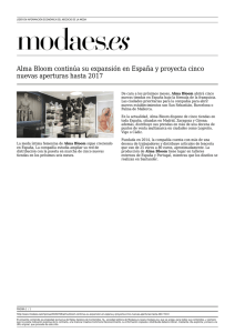 Alma Bloom continúa su expansión en España y proyecta cinco