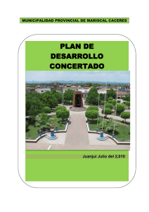 plan de desarrollo concertado - Municipalidad Provincial de