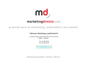 Diapositiva 1 - MarketingDirecto.com