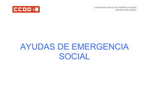ayudas de emergencia social - Comisiones Obreras