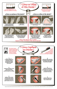 Cómo se utiliza el hilo dental
