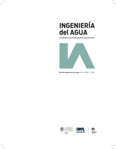 Revista Ingeniería del Agua | Vol. 18 | No. 1 | 2014 - dihma