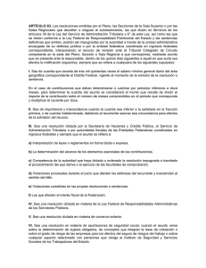 ARTÍCULO 63. Las resoluciones emitidas por el Pleno, las