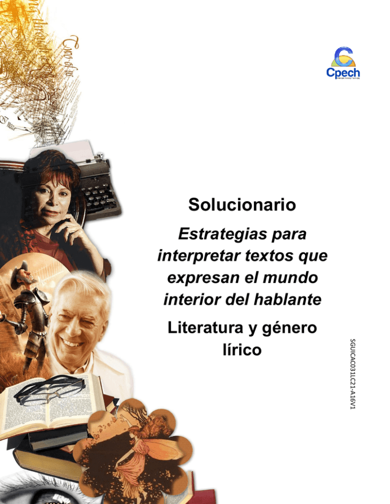 Solucionario Estrategias para interpretar textos que