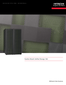 Familia Hitachi Unified Storage 100