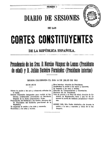 CORTES GDNSÏITUYEHÏES - Congreso de los Diputados