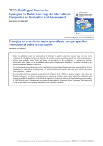 OECD Multilingual Summaries Synergies for Better Learning: An