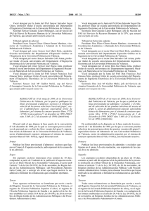 Vocal designat per la Junta del PAS Senyor Salvador Seguí Chilet