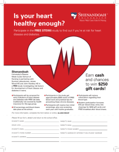Is your heart healthy enough? Shenandoah