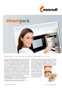 SteamPack: una manera cómoda y saludable de cocinar