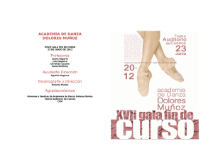avance programa 2012 - Academia de Danza Dolores Muñoz