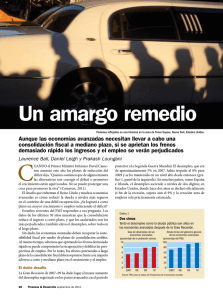 Un amargo remedio - Finanzas y Desarrollo - Septiembre de