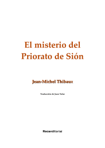 Thibaux, Jean-Michel - El misterio del priorato de Sión [R1]
