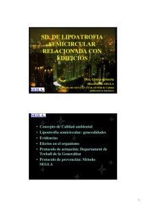 SD. DE LIPOATROFIA SEMICIRCULAR RELACIONADA CON