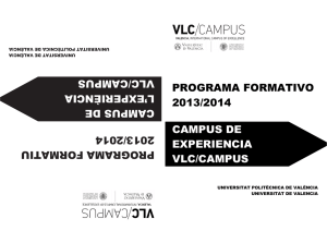 programa formatiu 2013/2014 campus de l`experiència vlc/campus