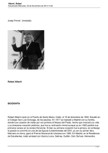 Alberti, Rafael - Escritores.org