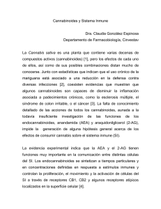 Cannabinoides y Sistema Inmune Dra. Claudia González Espinosa