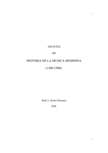 historia de la musica moderna (1500-1900).
