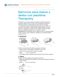 PE2343S TheraPutty Exercises - Spanish